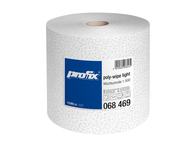 Průmyslová role malá TEMCA Profix poly-wipe bílá - 1ks