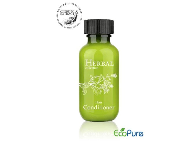 Luxusní hotelový vlasový kondicionér v lahvičce, 37 ml, Herbal Collection - 50ks