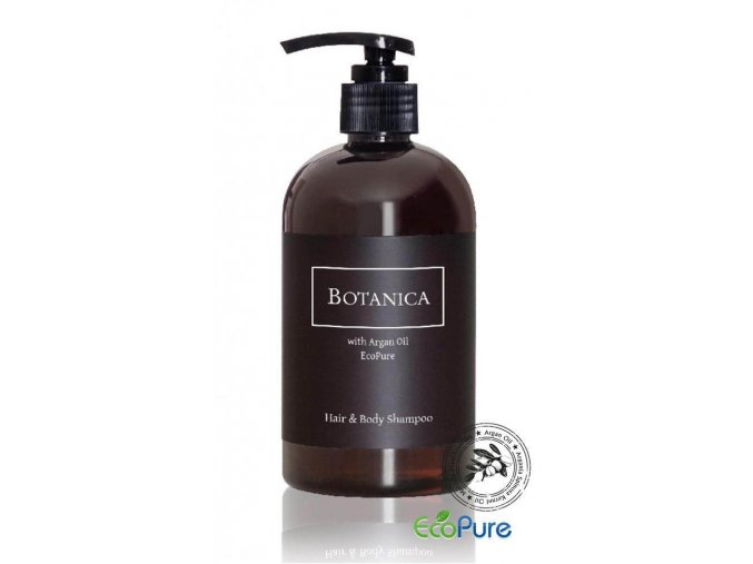 Luxusní hotelový vlasový a tělový šampón pumpička 360ml Botanica - 15ks