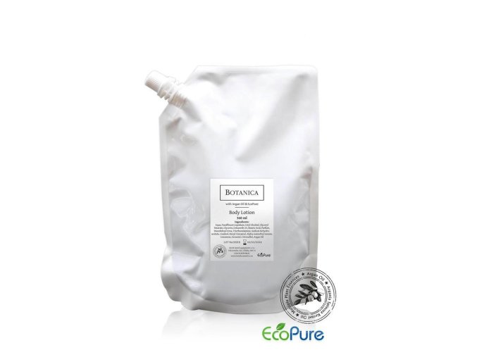 Hotelové tělové mléko doplňovací sáček 360ml Botanica - 15ks