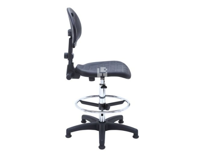 Zvýšená laboratorní židle PRO Special CH, černá, permanentní kontakt