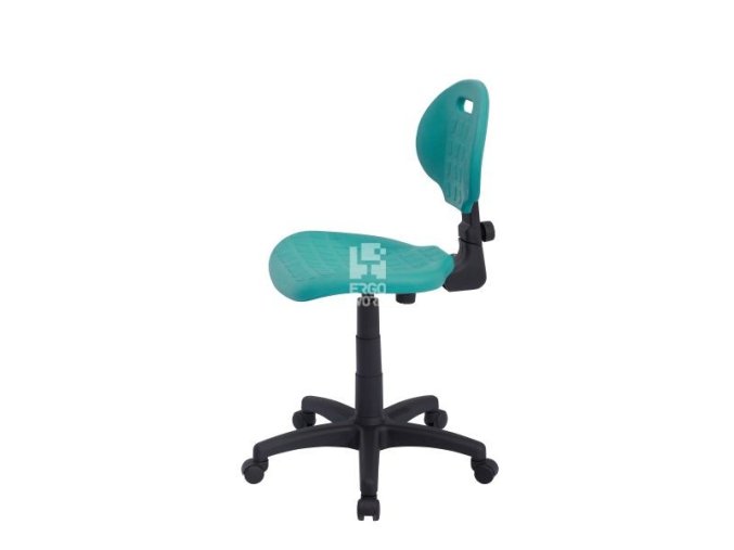 Nízká laboratorní židle PRO Standard, zelená, permanentní kontakt
