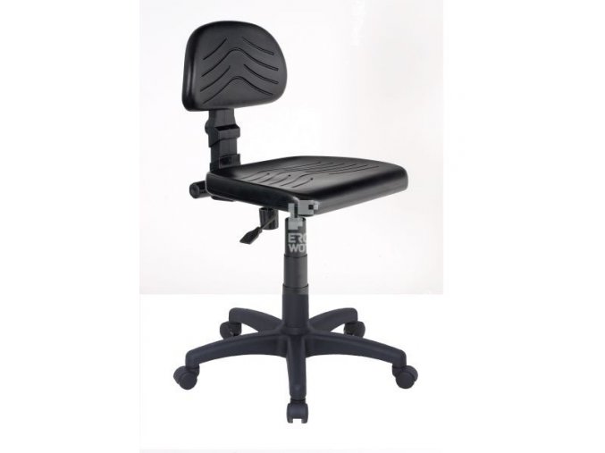 Nízká laboratorní židle PL Standard, permanentní kontakt