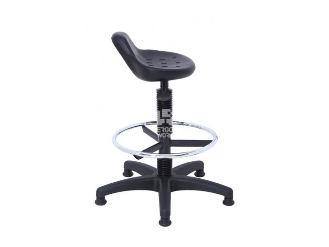 Zvýšená laboratorní stolička LK Special černá