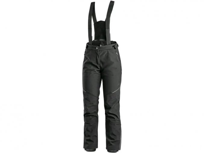 Kalhoty CXS TRENTON, zimní softshell, dámské, černé