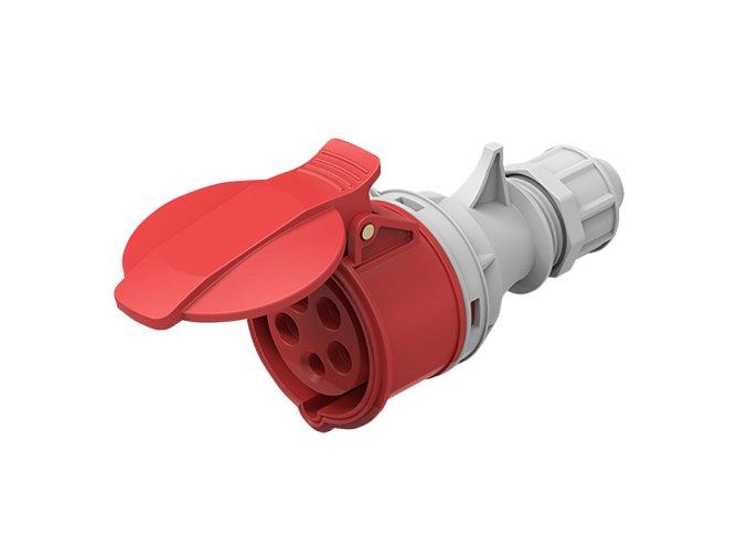Solight zásuvka přímá, 5-pólová, 400v/16A, IP44