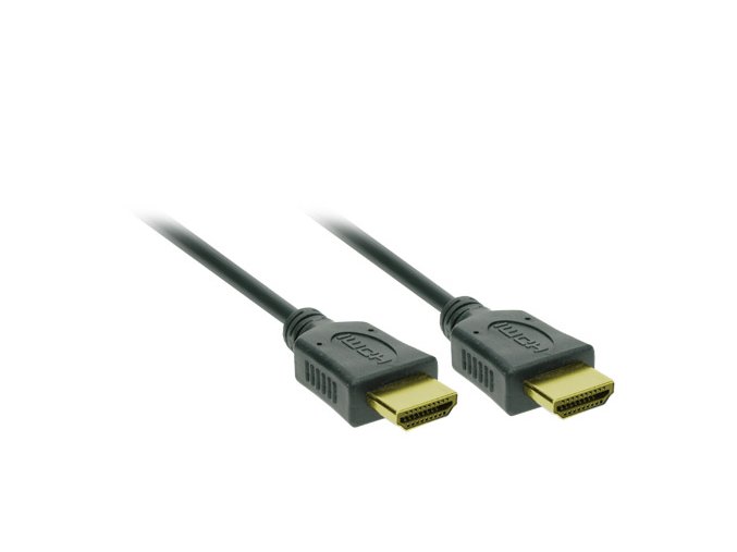 Solight HDMI kabel s Ethernetem, HDMI 1.4 A konektor - HDMI 1.4 A konektor, blistr, 2m