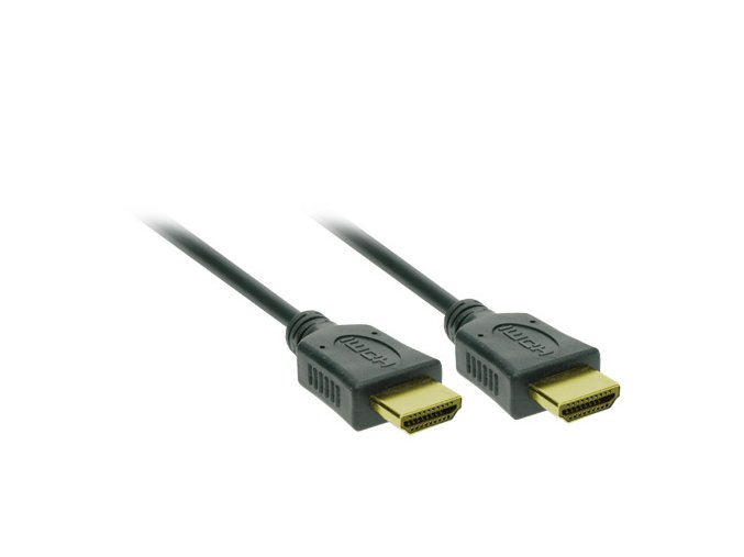 Solight HDMI kabel s Ethernetem, HDMI 1.4 A konektor - HDMI 1.4 A konektor, blistr, 1,5m