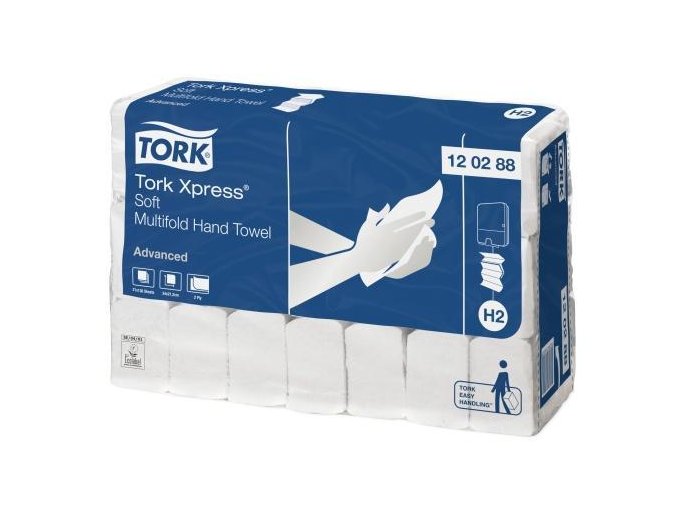 Papírové ručníky skládané TORK Xpress ADVANCED Soft bílá H2 2856ks - 1krt