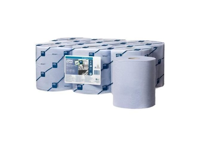 Papírové ručníky v roli TORK Reflex Plus M4 2vrstvy modré - 6ks