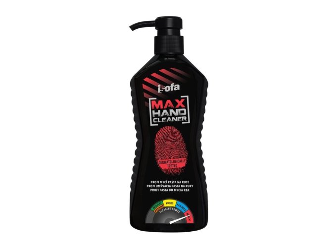 Mycí pasta ISOFA MAX 700g červená s pumpičkou