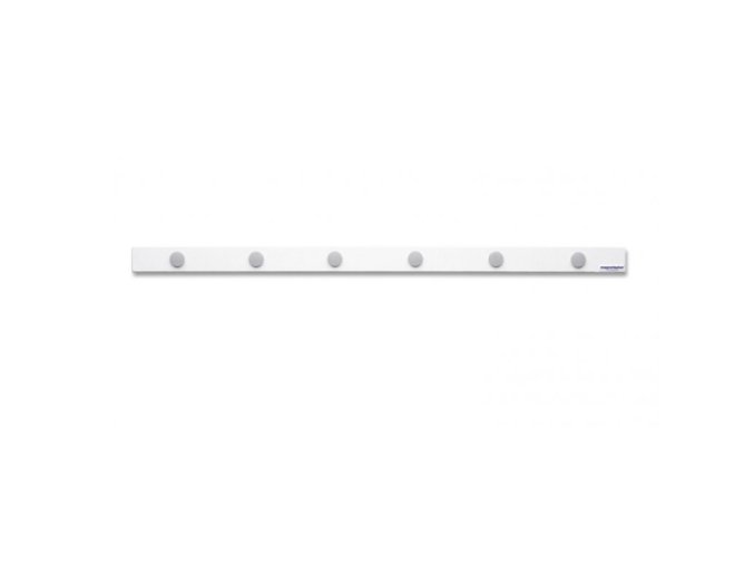 Magnetoplan lišta s 6-ti magnety, samolepící 1 m bílá