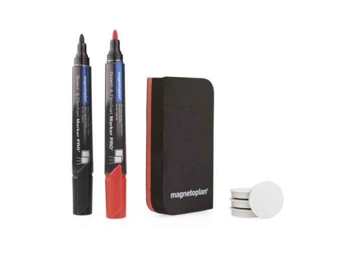 Magnetoplan OPTIMAL popisovače, stěrka, magnety - Start sada
