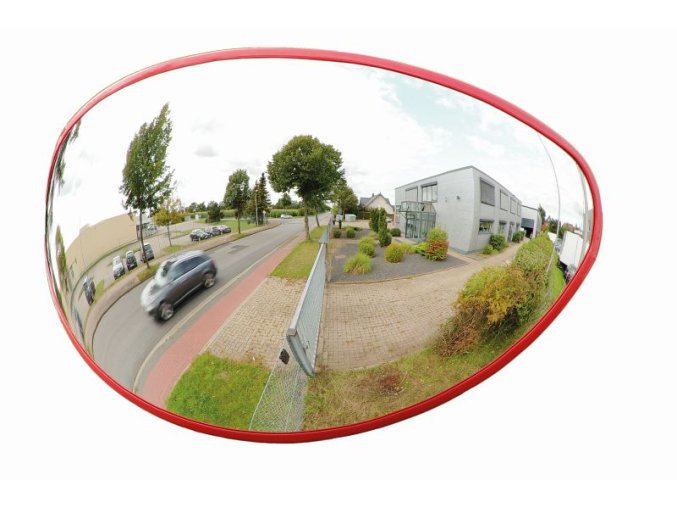 Širokoúhlé zrcadlo Dancop, průměr 600 mm, TUV