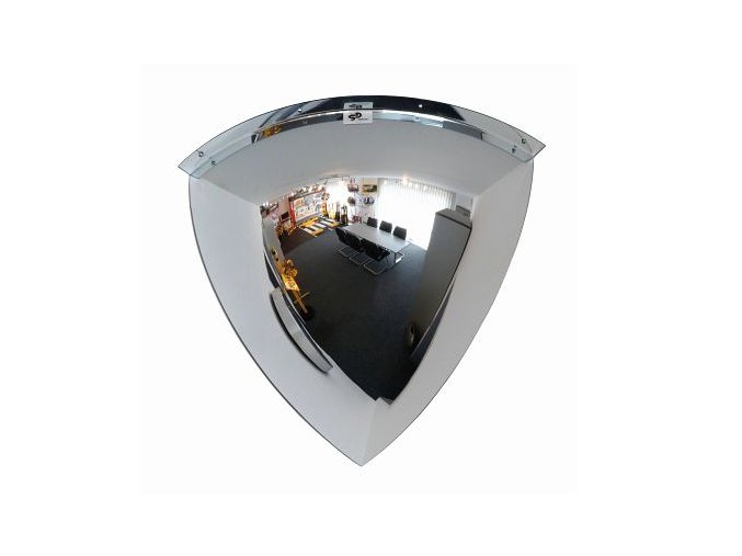 Průmyslové, kupolovité zrcadlo akrylové 90°, průměr 600 mm