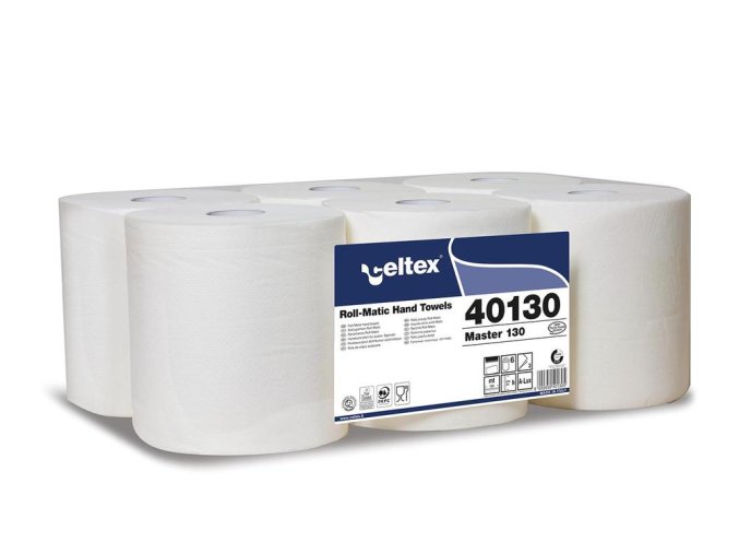 Papírové ručníky v Matic roli CELTEX Master Senza 130 bílá 2vrstvy - 6ks