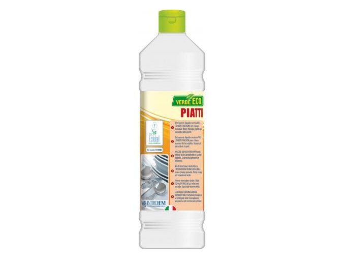 Detergent pro ruční mytí nádobí VERDE ECO PIATTI 1l