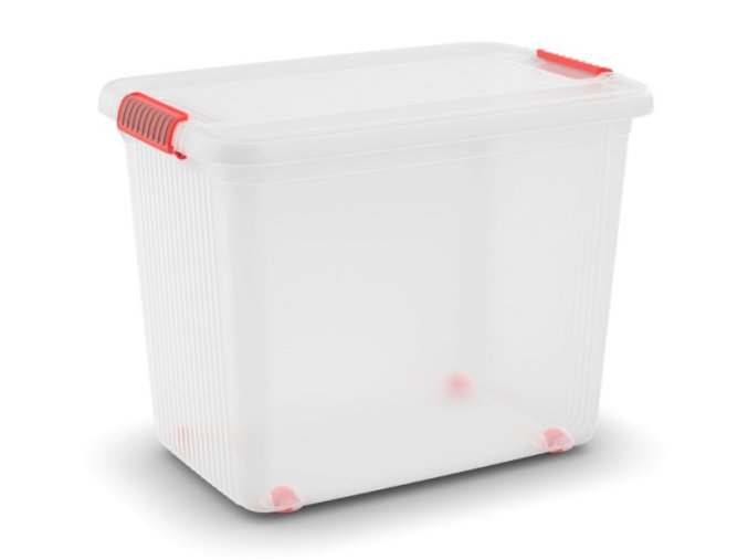 Plastový úložný box K-Latch XXL, objem 69l, 59 x 39 x 45 (výška) cm, bílý