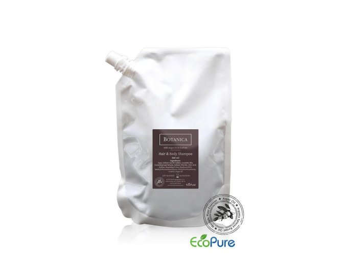 Hotelový vlasový a tělový šampón doplňovací sáček 360ml Botanica - 15ks