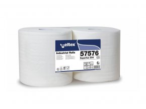 Průmyslová papírová utěrka CELTEX Superlux 500, šířka 26,5cm, 3vrstvy - 2ks