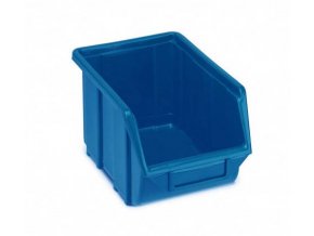 Plastová krabička 129 × 160 × 250, modrá, bal.j. 30 ks