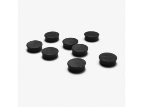 Magnety průměr 20 mm, 8ks, černé