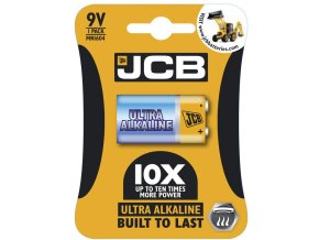 JCB OXI ULTRA alkalická baterie 6LR61/9V, blistr 1 ks