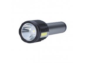 Solight LED nabíjecí ruční svítilna, 150+150lm, Li-Ion