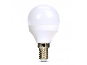 Solight LED žárovka, miniglobe, 4W, E14, 3000K, 340lm, bílé provedení