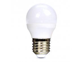Solight LED žárovka, miniglobe, 8W, E27, 3000K, 720lm