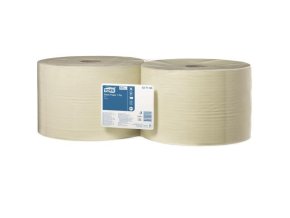 Průmyslová papírová utěrka TORK Basic žlutá 1vrstva - 2ks