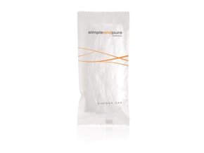 Hotelová sprchovací čepice v sáčku Simple and Pure - 250ks