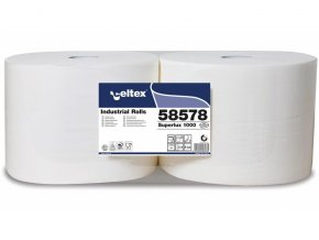Průmyslová papírová utěrka CELTEX Superlux 1000, 3vrstvy, šířka 26,5cm - 2ks