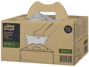 Netkaná textílie TORK Premium 520 šedá Handy Box W7- 210ks