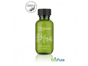 Luxusní hotelový sprchový gel v lahvičce, 37 ml, Herbal Collection - 50ks