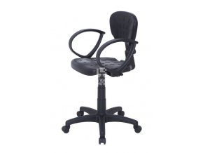 Nízká laboratorní židle LK Standard s područkami, permanentní kontakt