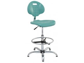Zvýšená laboratorní židle PRO Special, zelená