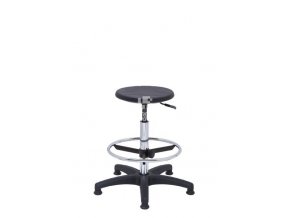 Zvýšená laboratorní stolička TECH Special, černá