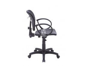 Nízká laboratorní židle s područkami TECH Standard, permanentní kontakt