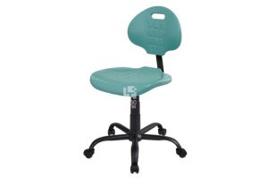 Nízká laboratorní židle PRO Standard, zelená