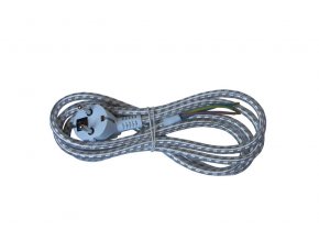 Solight flexo šňůra, 3x 0,75mm2, pletená, 3m