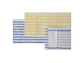 Úklidový mop 40x13cm, mikrovlákno, modro-bílý s kapsami