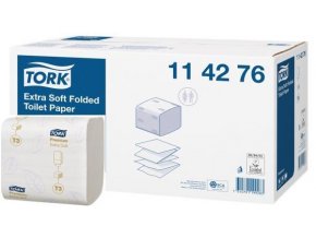 Toaletní papír skládaný TORK PREMIUM Soft 2vrstvy T3 - 1krt