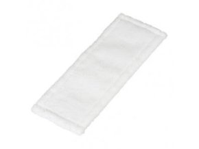 Úklidový mop 40x13cm, mikrovlákno, bílý s kapsami