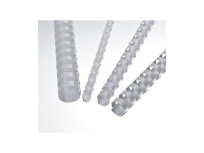 Plastové hřbety Eurosupplies 32 bílé