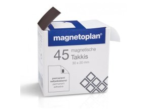 Samolepící magnety Magnetoplan Takkis 30 x 20 mm (45ks)