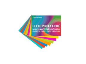 Poznámkové bločky elektrostatické Symbionotes 70x100 mm MIX 7 barev