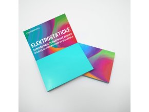 Poznámkové bločky elektrostatické Symbionotes 70x100 mm tyrkysové