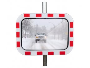 Dopravní zrcadlo nemrznoucí Dancop TMB INOX, 400 x 600 mm, TUV