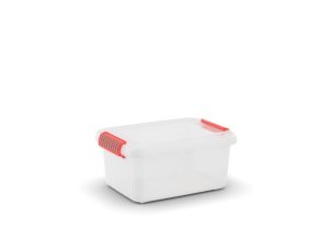 Plastový úložný box K-Latch S, objem 14l, 39 x 29 x 18 (výška) cm, bílý